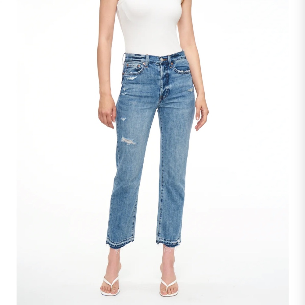 CHARLIE HIGH RISE CLASSIC STRAIGHT ANKLE - GETAWAY VINTAGE, size 28, NWOT